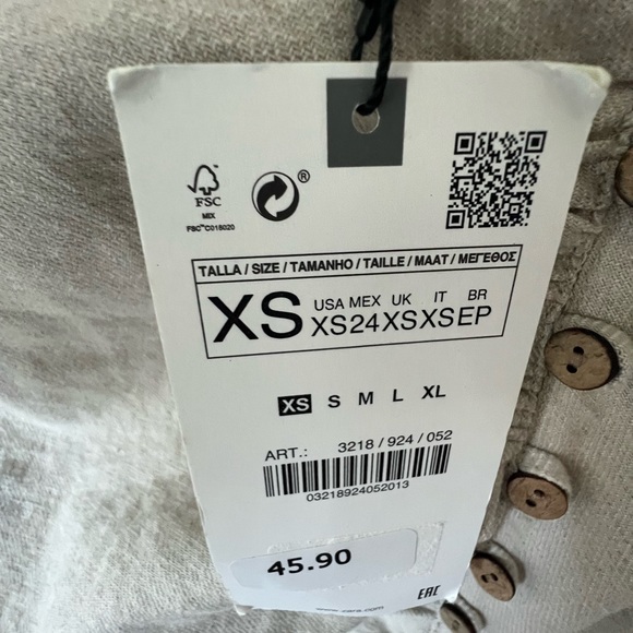 Zara Draped Side Mini Skirt - Picture 3 of 3